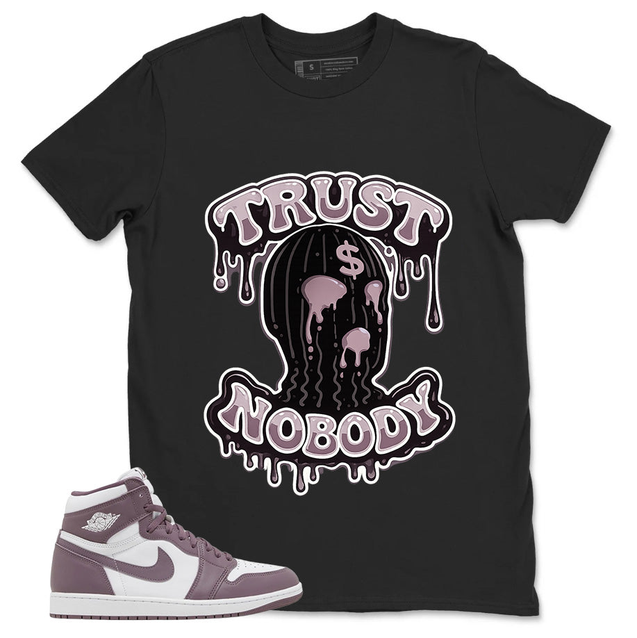 Purple Mauve 1s Zadago Shirt Trust Nobody Graphic
