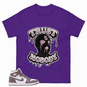 Purple Mauve 1s Zadago Shirt Trust Nobody Graphic