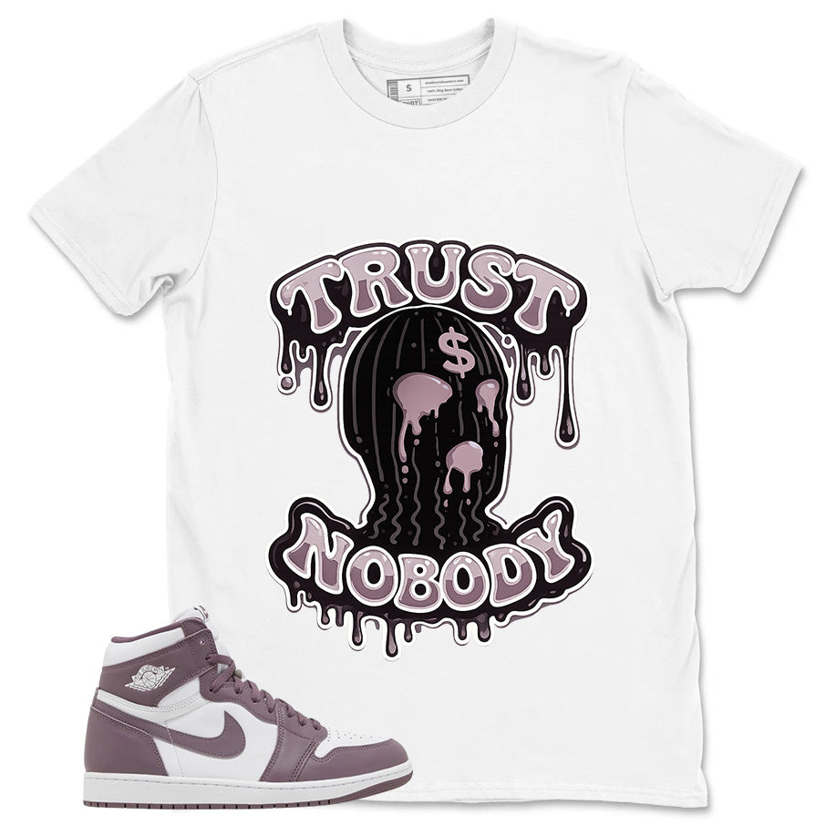 Purple Mauve 1s Zadago Shirt Trust Nobody Graphic