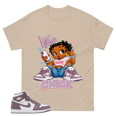 Purple Mauve 1s Zadago Shirt Vibe Check Graphic