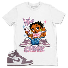 Purple Mauve 1s Zadago Shirt Vibe Check Graphic