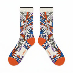 Quai 54 Purple Sneaker Match Socks – Air Jordan 6 Retro Inspired Mid-Calf Crew Socks