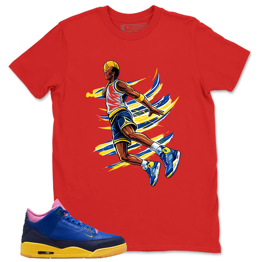 Racer Blue Brazil 3s Zadago Shirt Air Ball Graphic