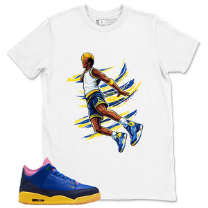 Racer Blue Brazil 3s Zadago Shirt Air Ball Graphic