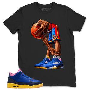 Racer Blue Brazil 3s Zadago Shirt Ball Time Graphic
