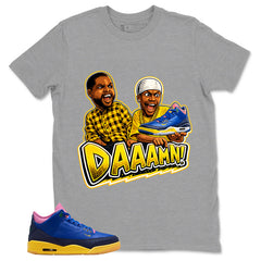Racer Blue Brazil 3s Zadago Shirt Daaamn Sneaker Graphic