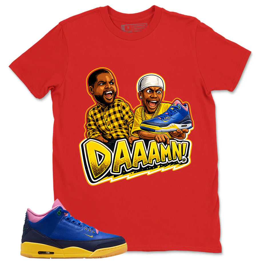 Racer Blue Brazil 3s Zadago Shirt Daaamn Sneaker Graphic