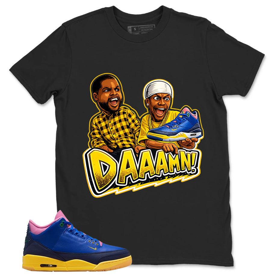 Racer Blue Brazil 3s Zadago Shirt Daaamn Sneaker Graphic