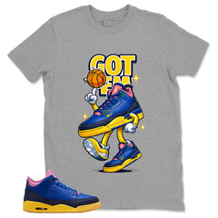 Racer Blue Brazil 3s Zadago Shirt Got 'Em Bread Graphic