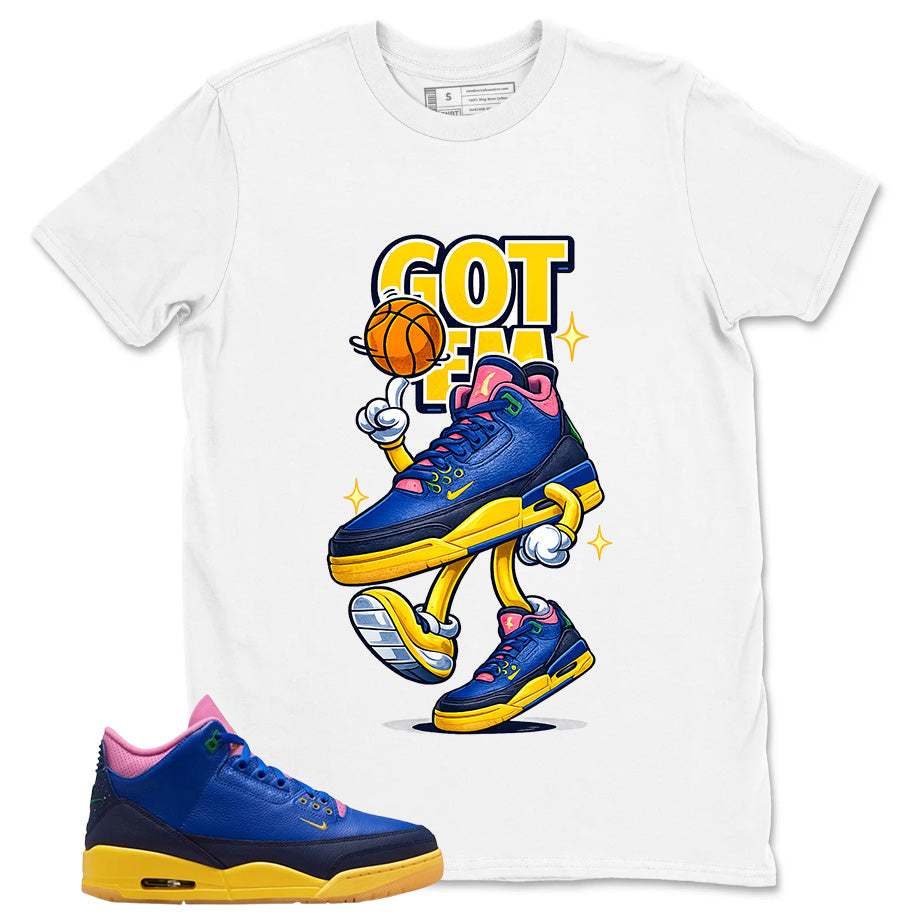 Racer Blue Brazil 3s Zadago Shirt Got 'Em Bread Graphic