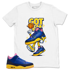 Racer Blue Brazil 3s Zadago Shirt Got 'Em Bread Graphic