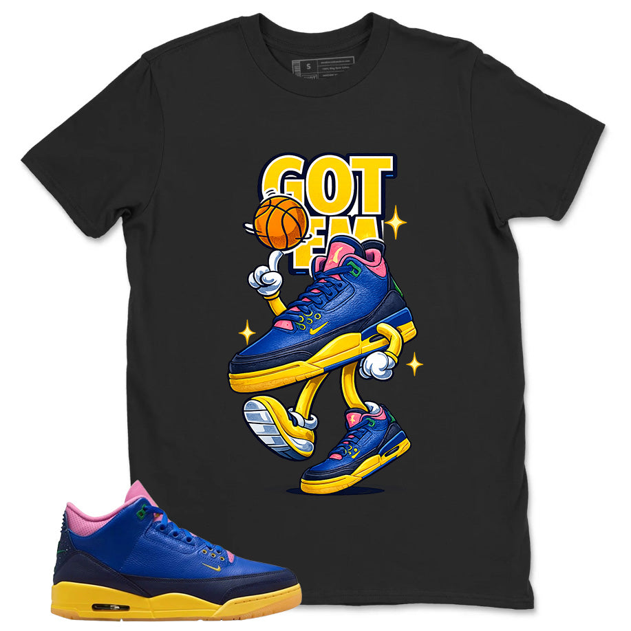 Racer Blue Brazil 3s Zadago Shirt Got 'Em Bread Graphic