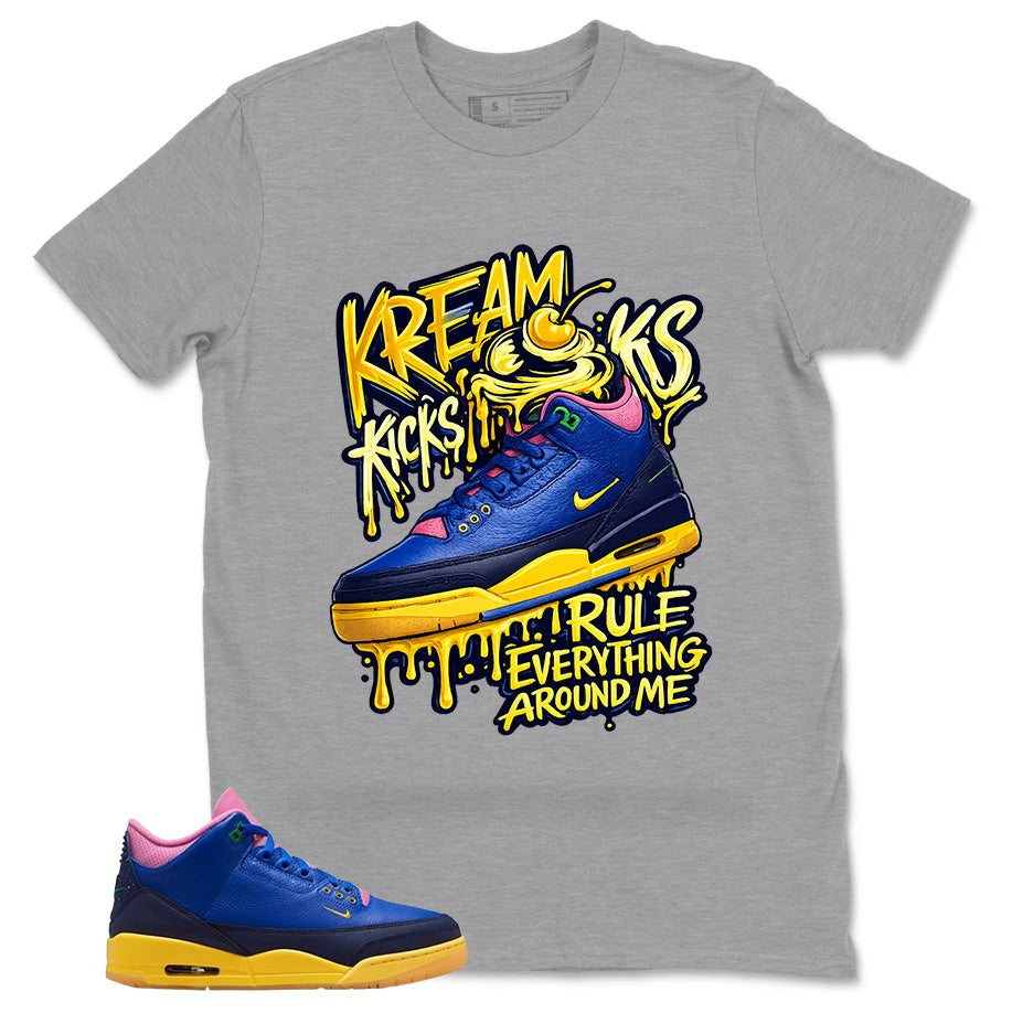 Racer Blue Brazil 3s Zadago Shirt Kream Kicks Graphic