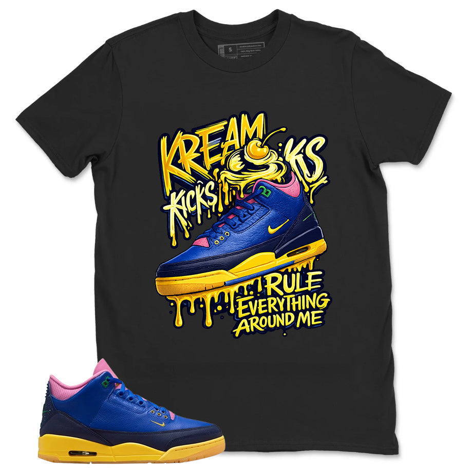 Racer Blue Brazil 3s Zadago Shirt Kream Kicks Graphic