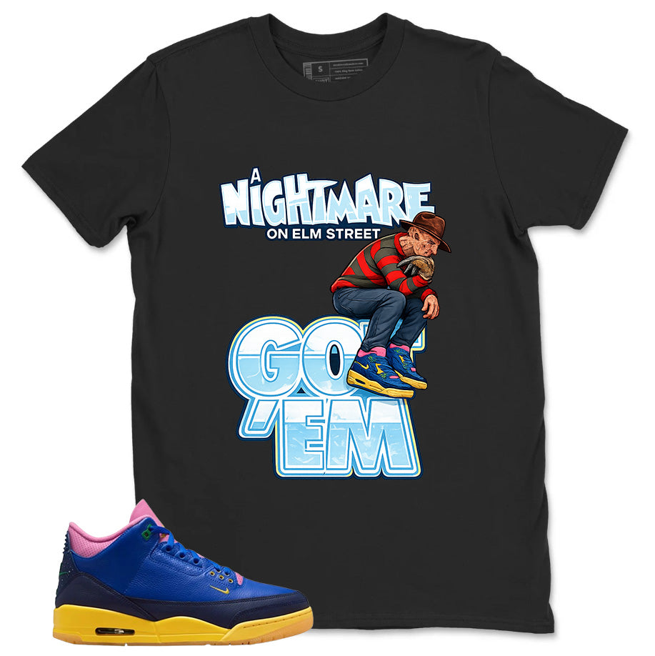 Racer Blue Brazil 3s Zadago Shirt Nightmare On Elm Street Graphic