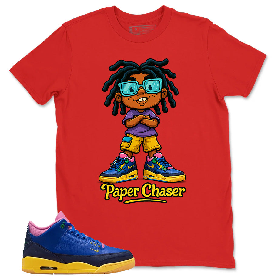 Racer Blue Brazil 3s Zadago Shirt Paper Chaser Graphic
