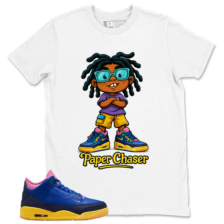 Racer Blue Brazil 3s Zadago Shirt Paper Chaser Graphic