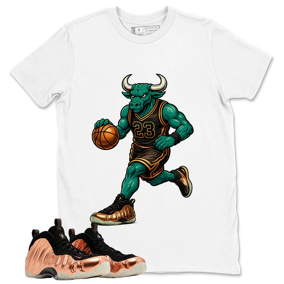 Raging Bull Graphic Tee, Shirt to Match Air Foamposite One Copper, Air Foamposite Unisex Black Shirt