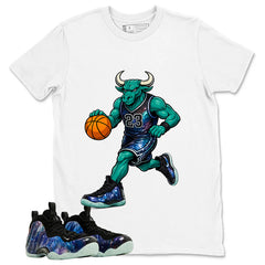 Raging Bull Graphic Tee, Shirt to Match Air Foamposite One Galaxy, Air Foamposite Unisex Black Shirt