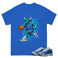 Raging Bull Graphic Tee, Shirt to Match Air Max 95 Big Bubble Blue, Air Max 95 Big Bubble Blue Lawson Unisex Shirt