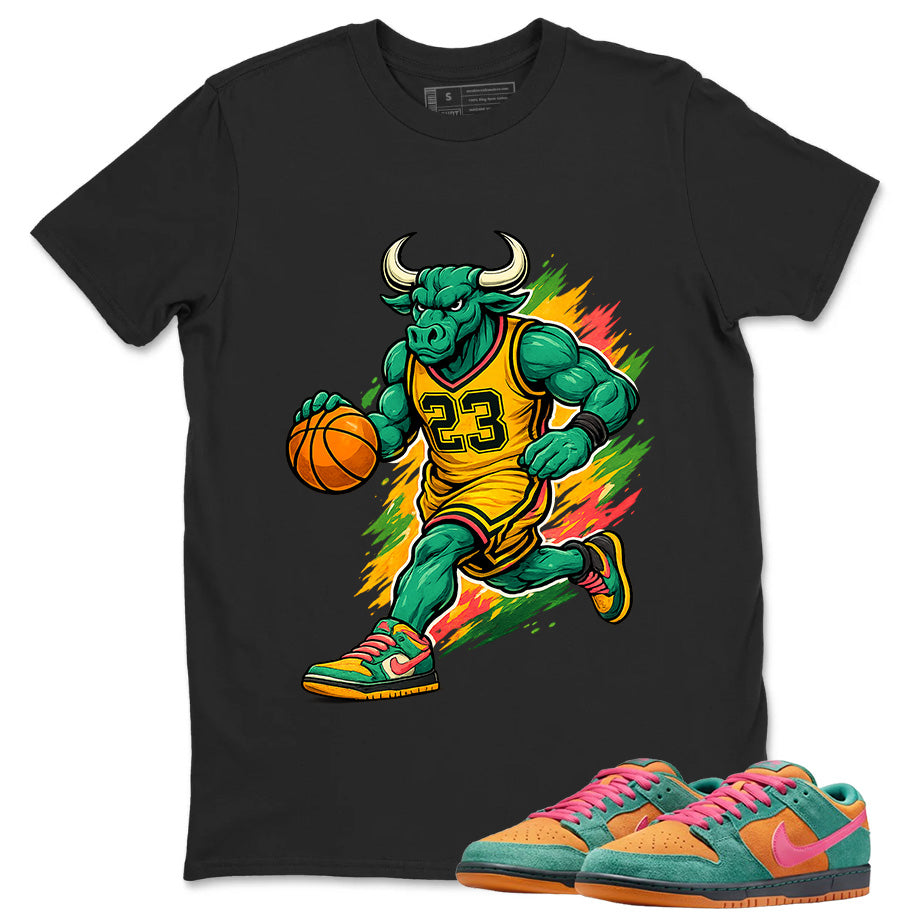 Raging Bull Graphic Tee, Shirt to Match SB Dunk Green Noise, SB Dunk Green Noise Watermelon Unisex Shirt