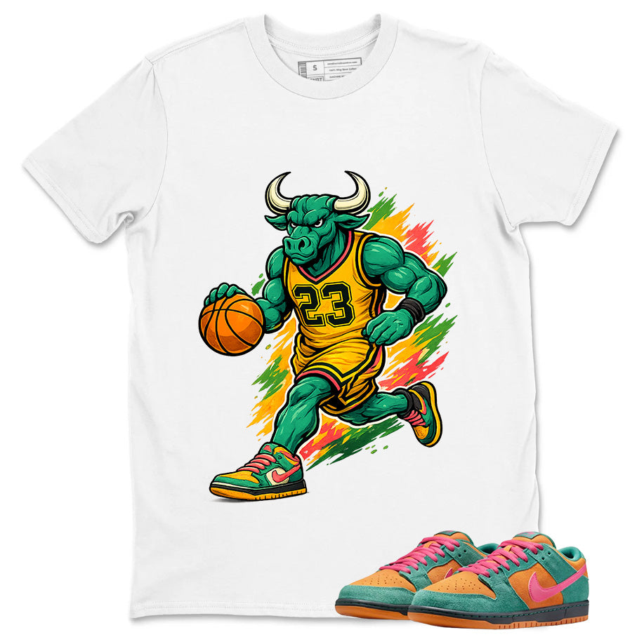 Raging Bull Graphic Tee, Shirt to Match SB Dunk Green Noise, SB Dunk Green Noise Watermelon Unisex Shirt
