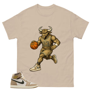 Raging Bull Shirt - Match Cream Wmns Air Jordan 1 Khaki