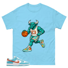 Raging Bull Shirt - Match Green Dunk Low Miami Dolphins
