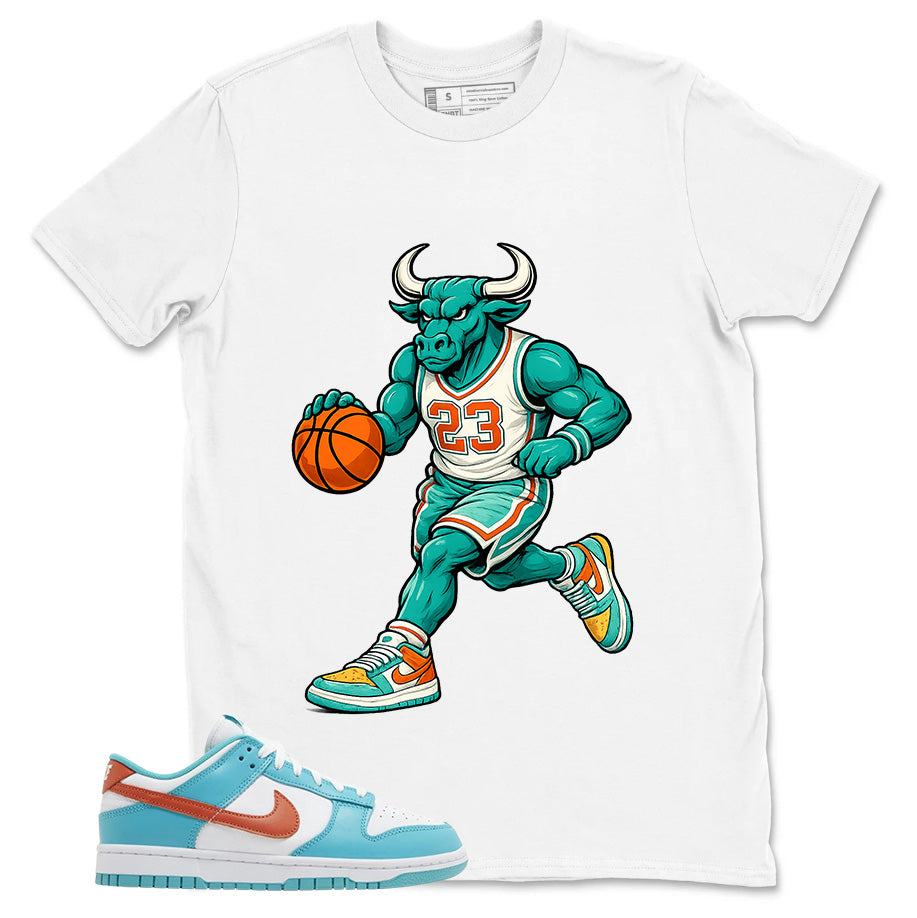 Raging Bull Shirt - Match Green Dunk Low Miami Dolphins