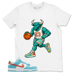 Raging Bull Shirt - Match Green Dunk Low Miami Dolphins