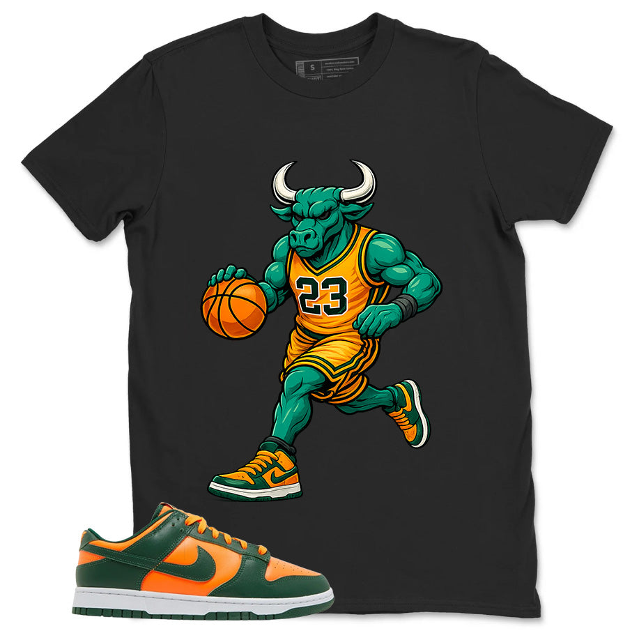 Raging Bull Shirt - Match Green Dunk Low Miami Hurricanes