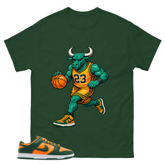 Raging Bull Shirt - Match Green Dunk Low Miami Hurricanes