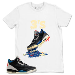 Rare Air 3s Zadago Shirt 3's Dripping Graphic