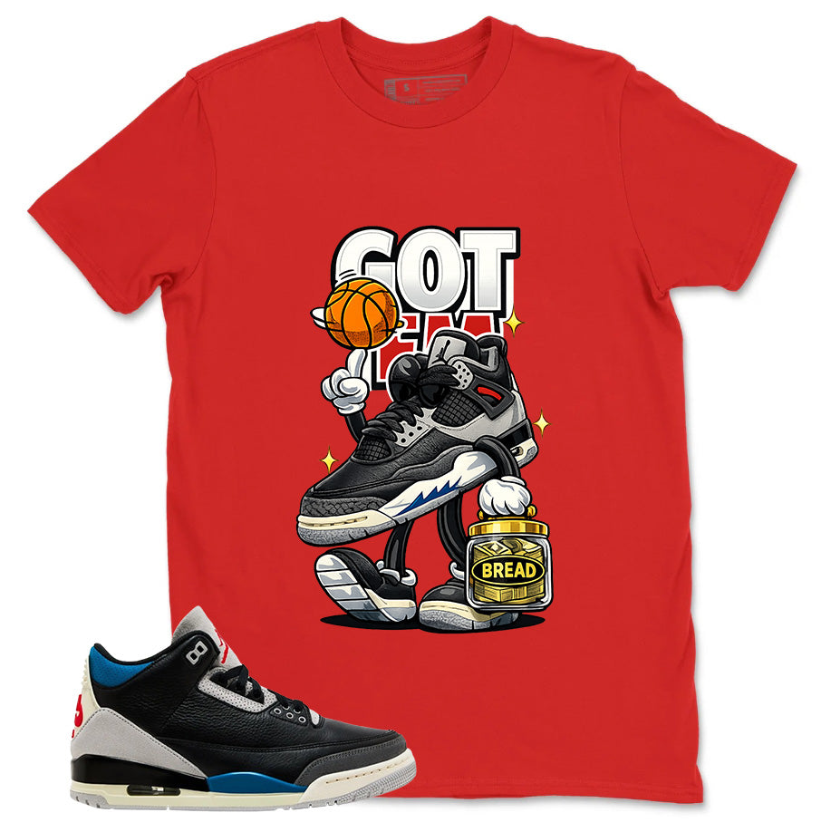 Rare Air 3s Zadago Shirt Got Em Bread Graphic
