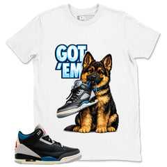 Rare Air 3s Zadago Shirt Got Em German Shepherd Graphic