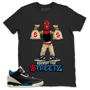 Rare Air 3s Zadago Shirt Runnin The Street Graphic