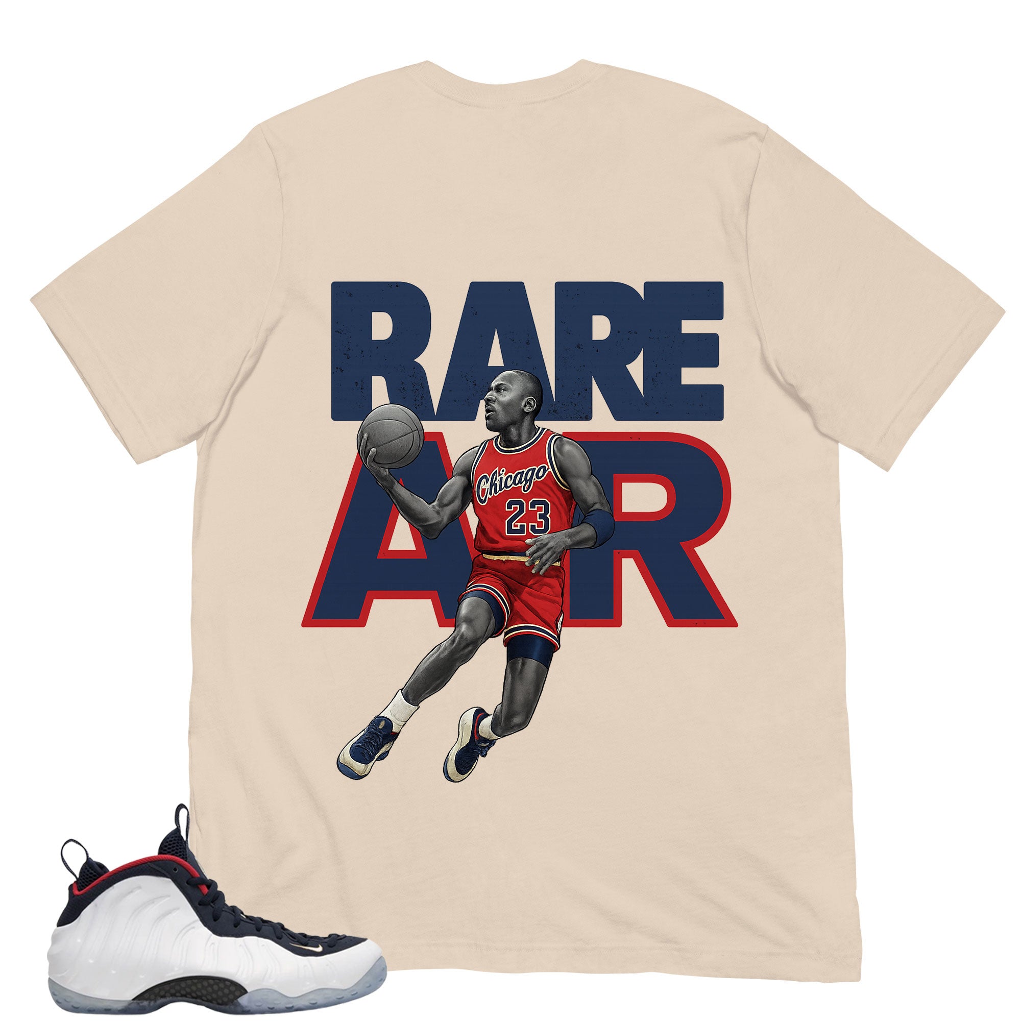 Rare Air Shirt - Match Air Foamposite One PRM Olympic