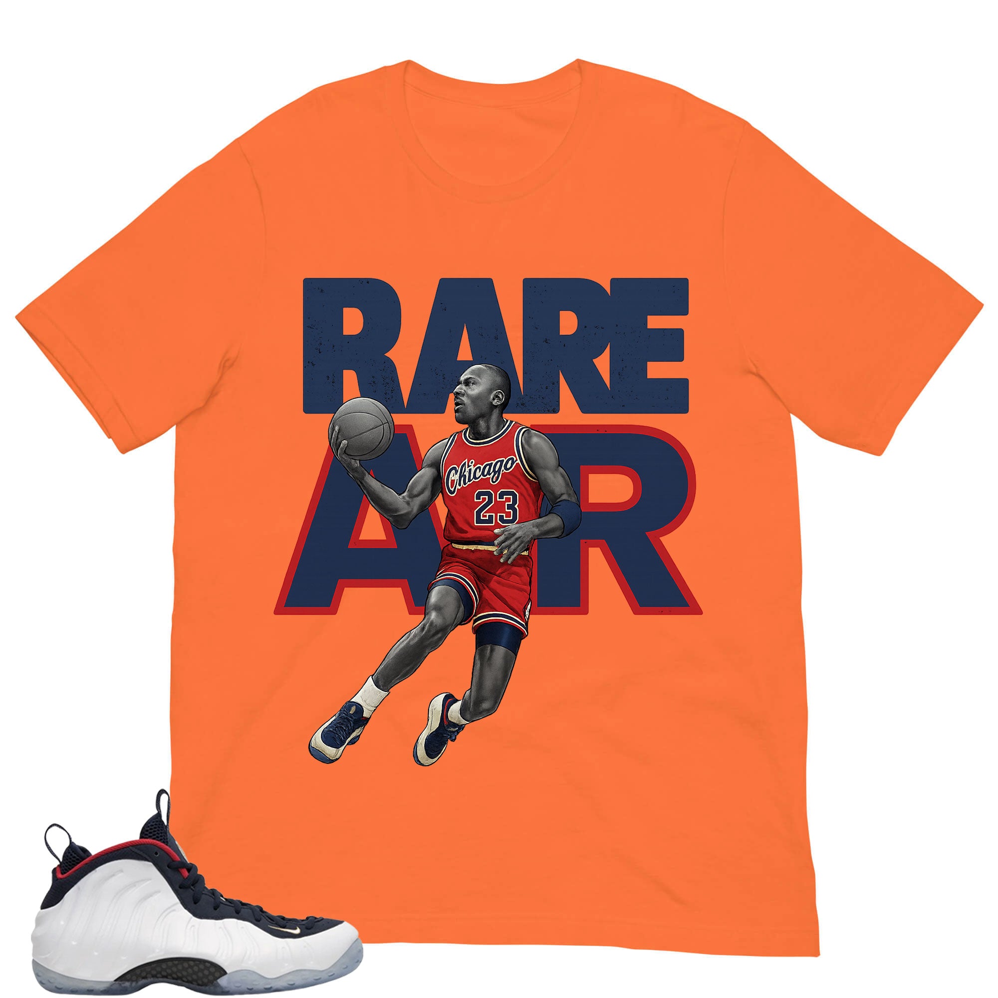 Rare Air Shirt - Match Air Foamposite One PRM Olympic
