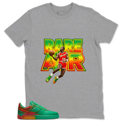 Rare Air Shirt - Match Air Force 1 Stadium Green Crimson