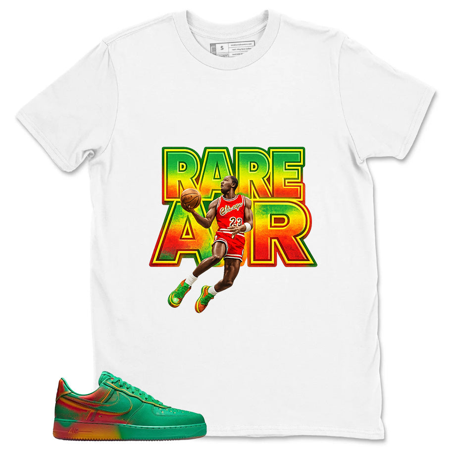 Rare Air Shirt - Match Air Force 1 Stadium Green Crimson