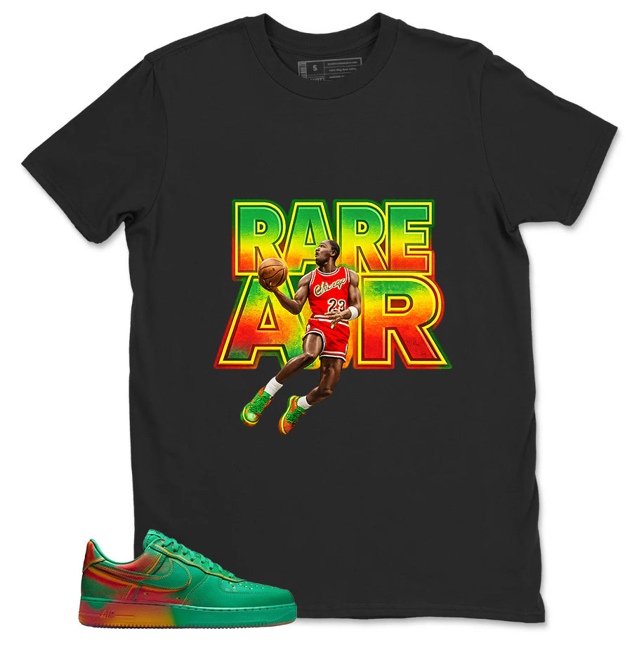 Rare Air Shirt - Match Air Force 1 Stadium Green Crimson