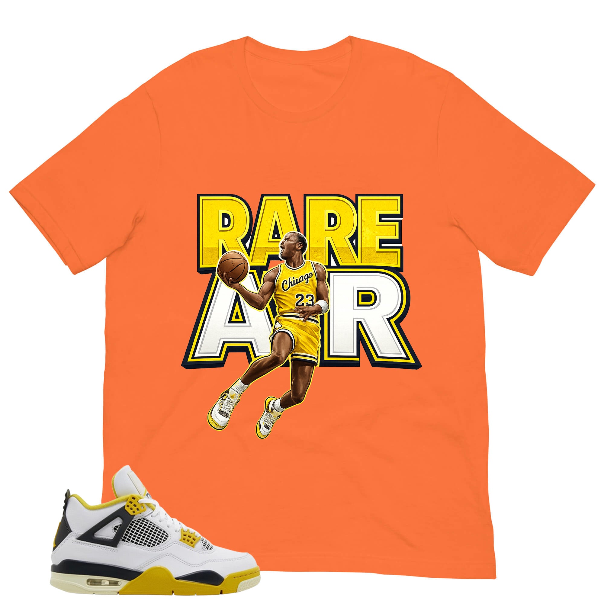 Rare Air Shirt - Match Air Jordan 4 Vivid Sulfur