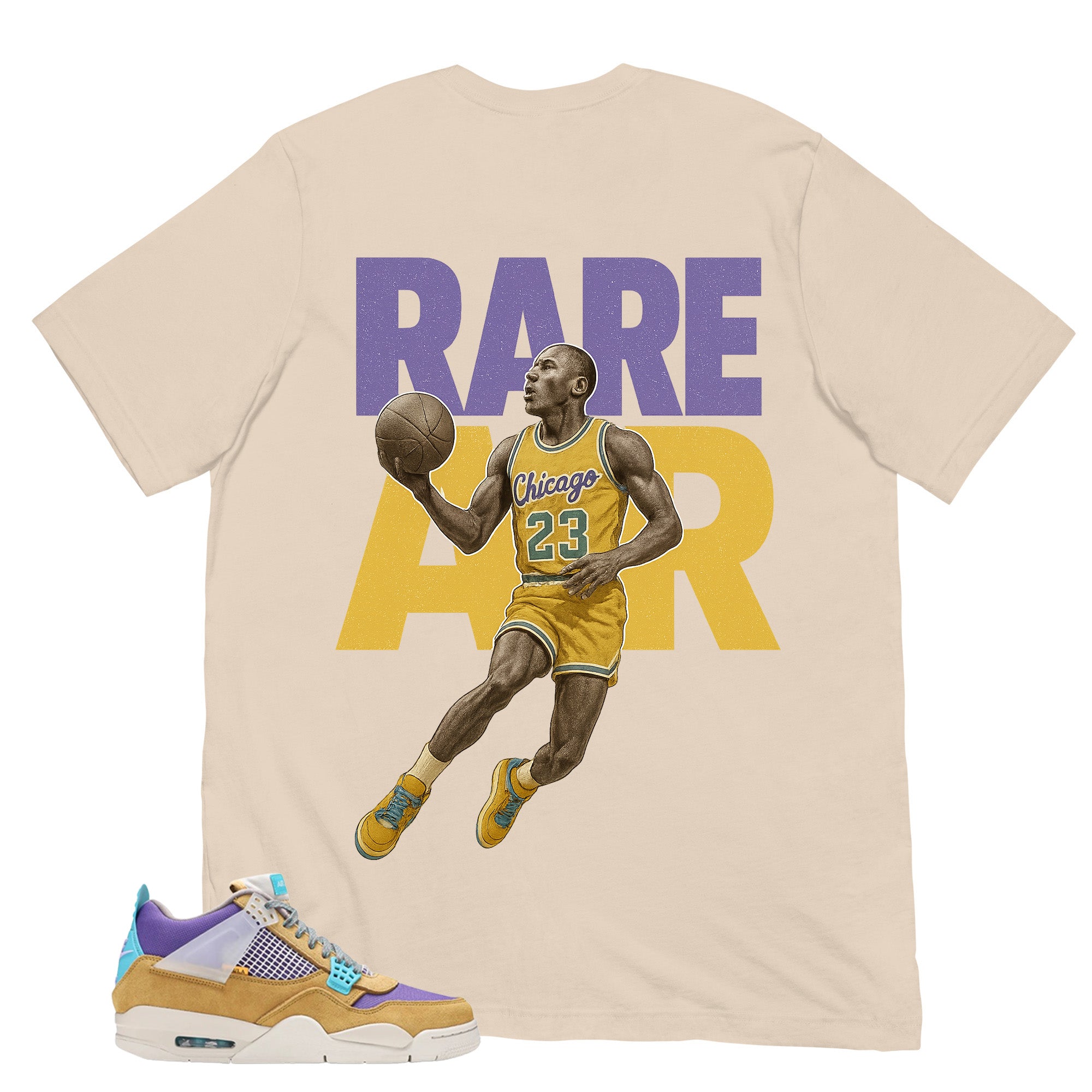 Rare Air Shirt - Match Union LA x Air Jordan 4 Desert Moss