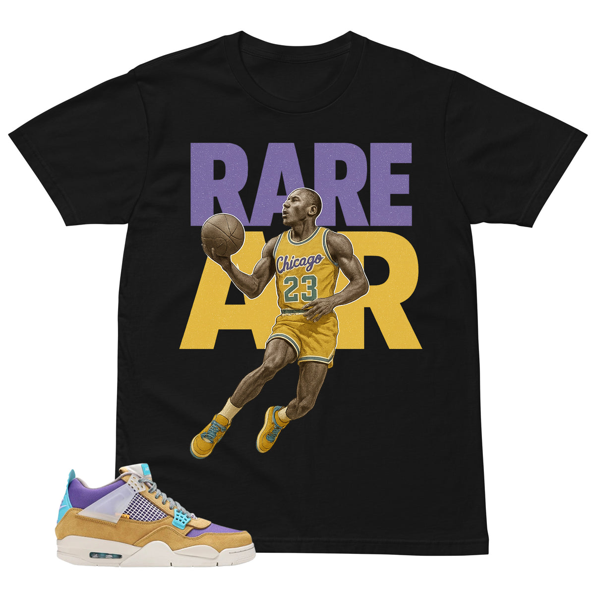 Rare Air Shirt - Match Union LA x Air Jordan 4 Desert Moss