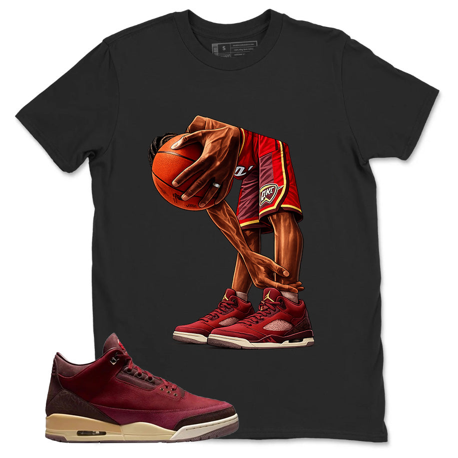 Red Bin23 3s Shirt Air Ball Graphic