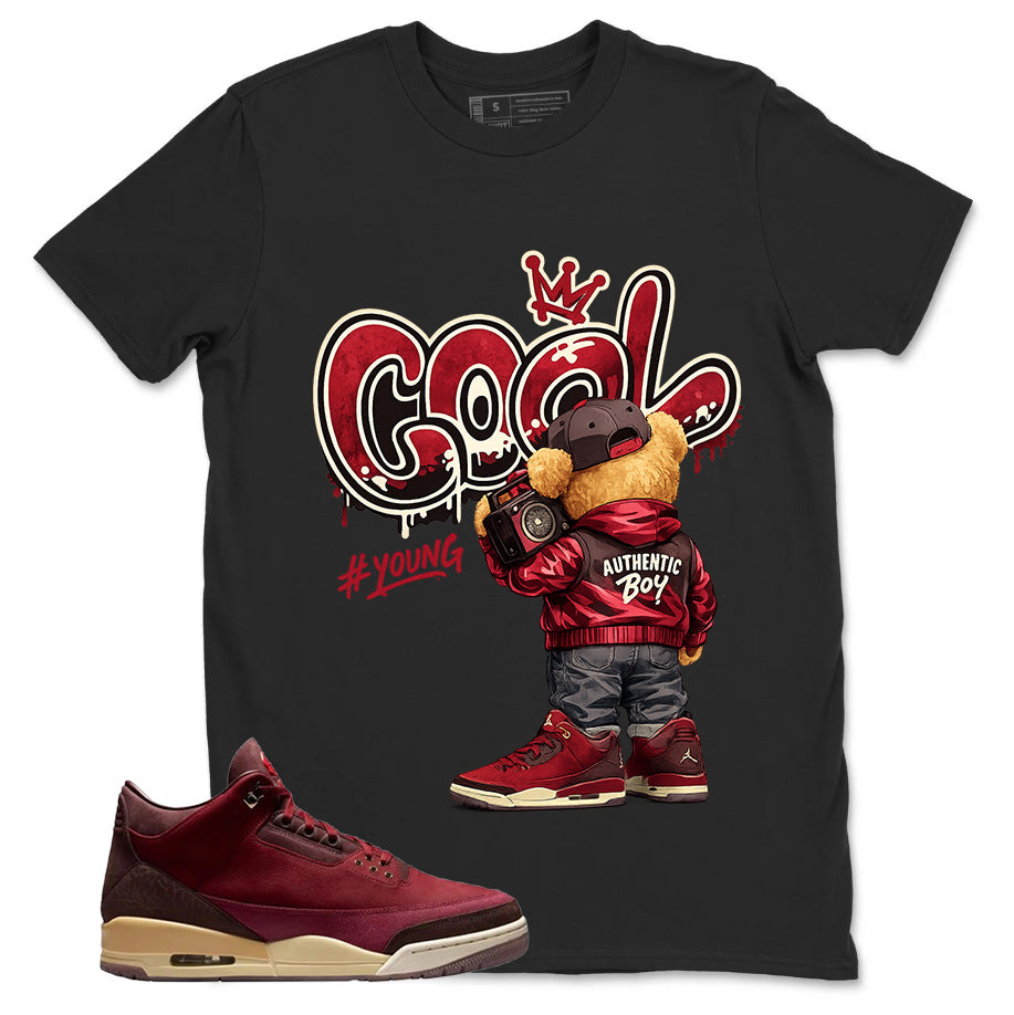 Red Bin23 3s Shirt Cool Boy Graphic