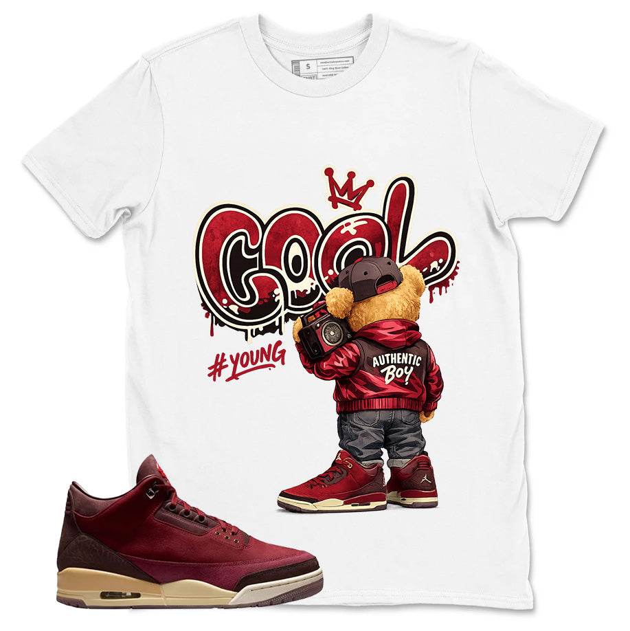 Red Bin23 3s Shirt Cool Boy Graphic