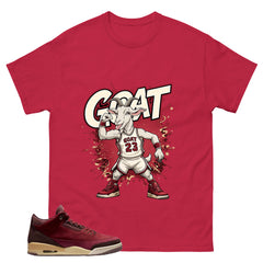 Red Bin23 3s Shirt Goat 23 Graphic