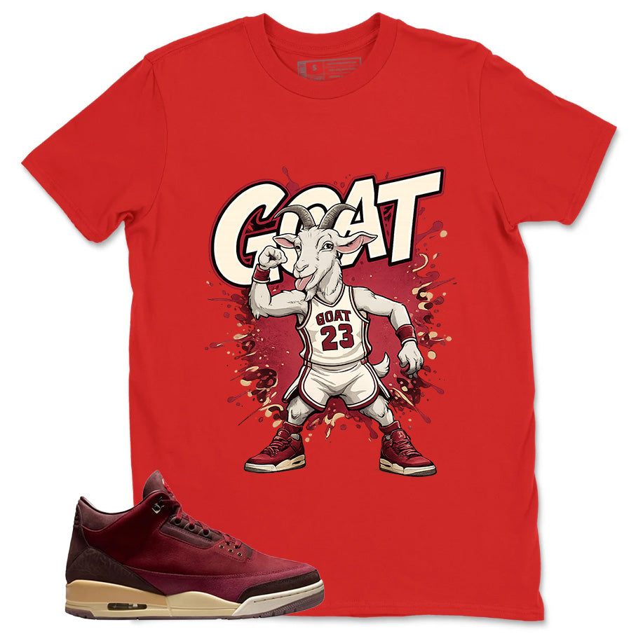 Red Bin23 3s Shirt Goat 23 Graphic