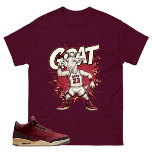 Red Bin23 3s Shirt Goat 23 Graphic